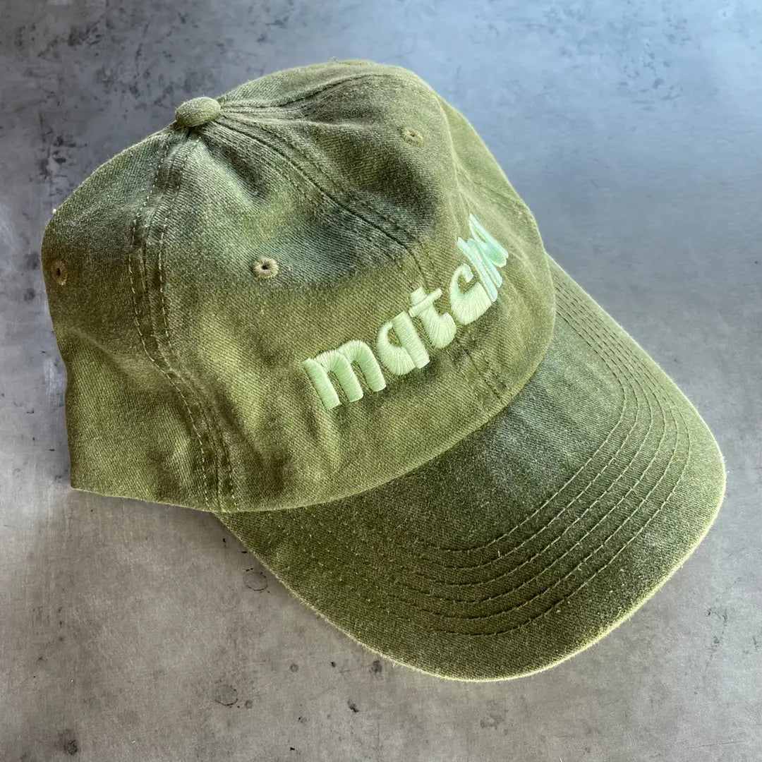 Embroidered Dad Cap - Matcha