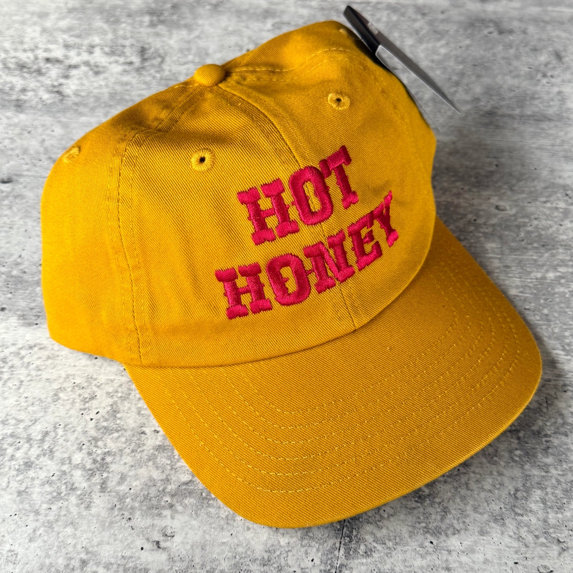 Embroidered Dad Cap - Hot Honey