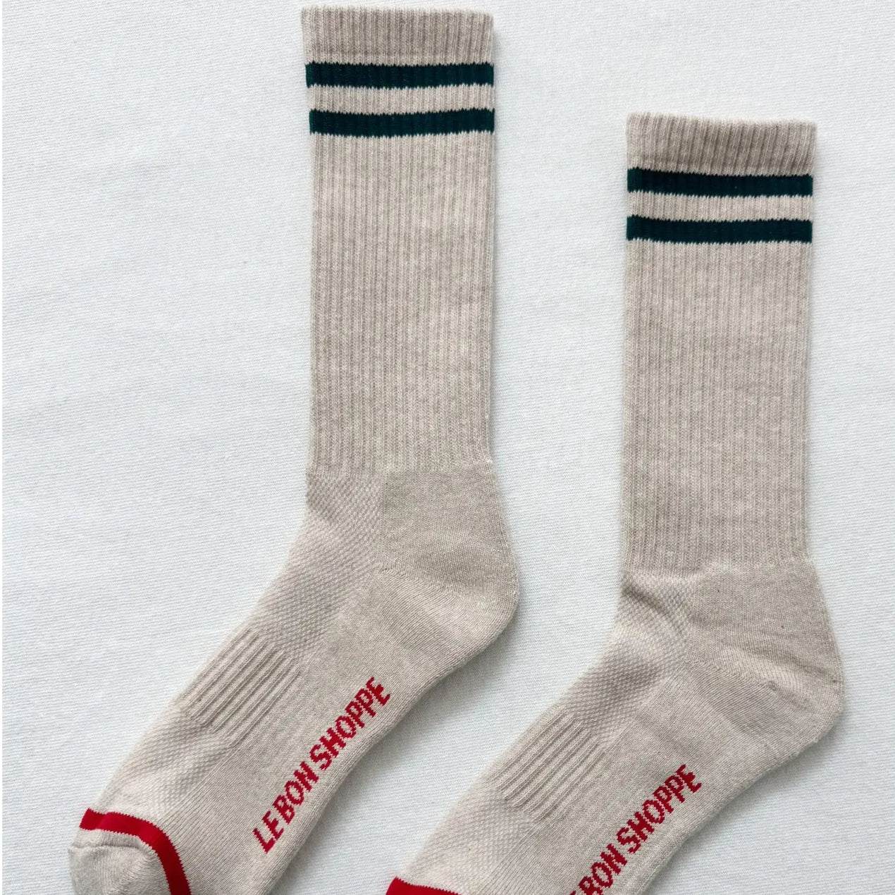 Le Bon Shoppe Extended Boyfriend Socks - Oatmeal