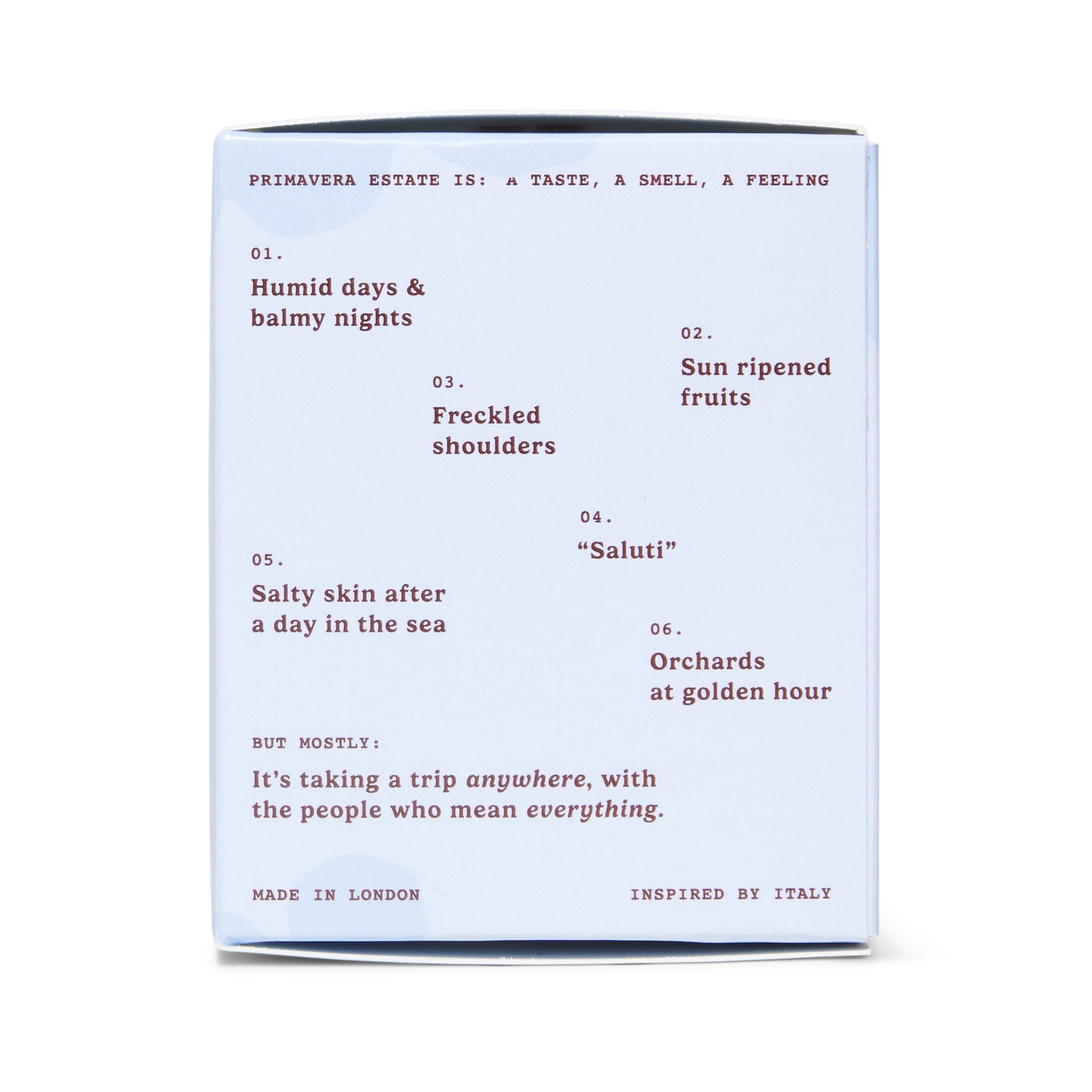 Primavera Estate Candle - Uva (That's Grape)