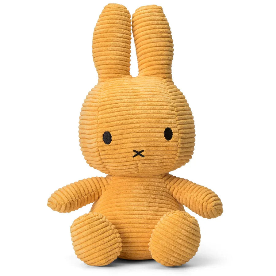 Miffy Corduroy Plush Toy - Yellow