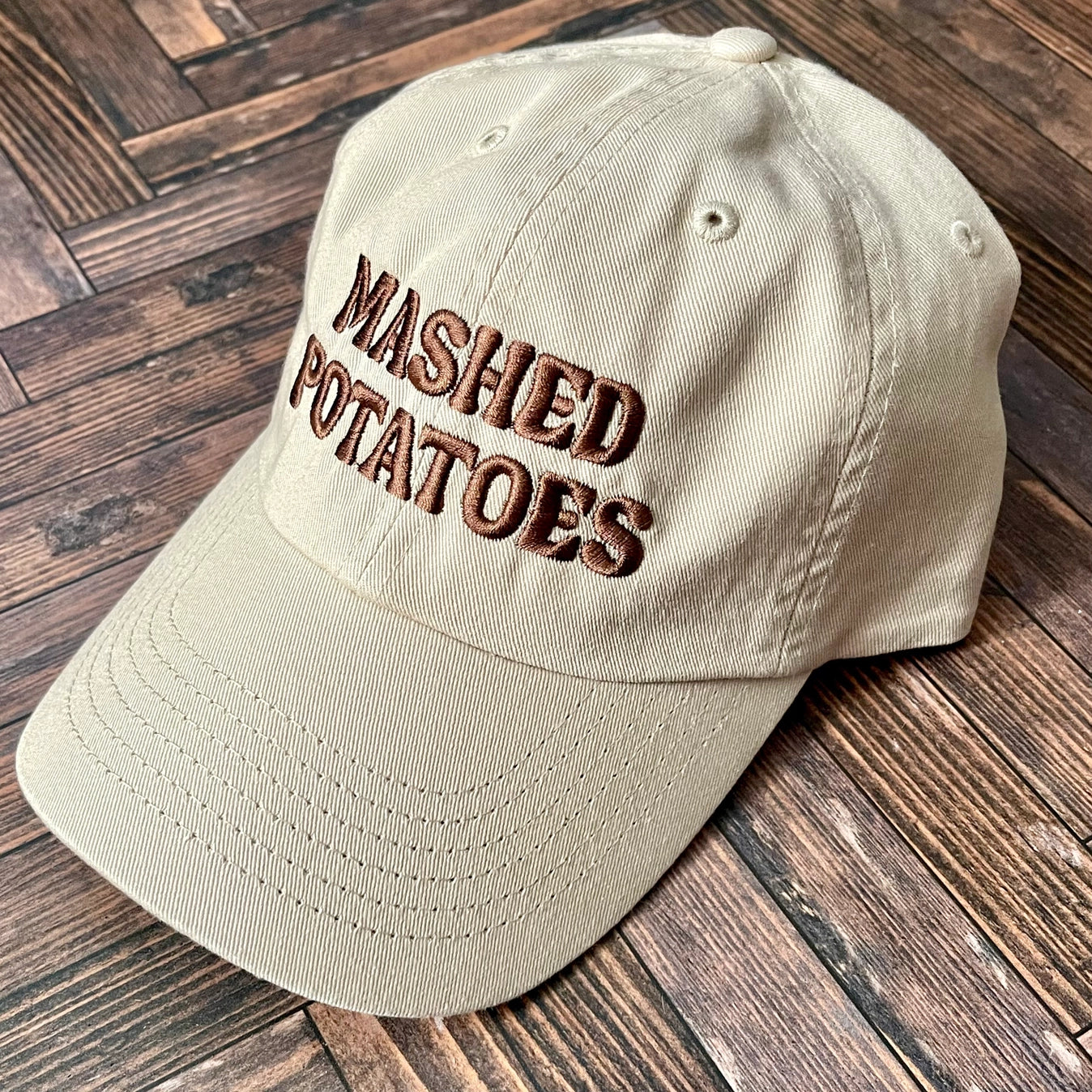 Embroidered Dad Cap - Mashed Potatoes