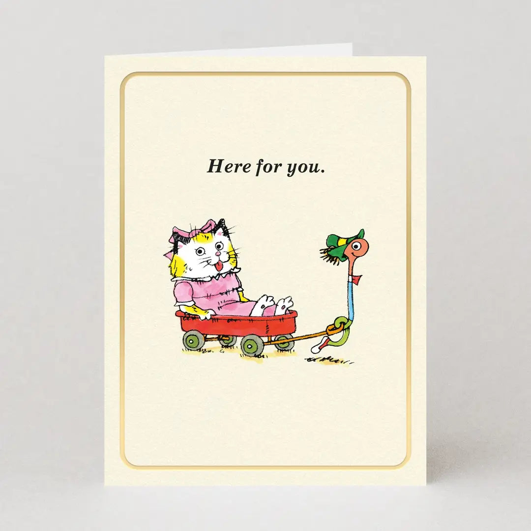 Here For You Mini Card by Richard Scarry