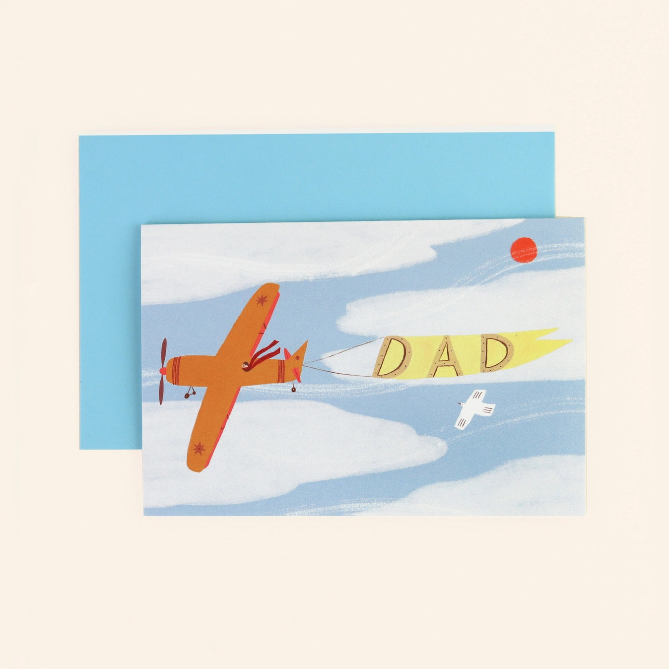 Vintage Plane Dad Card