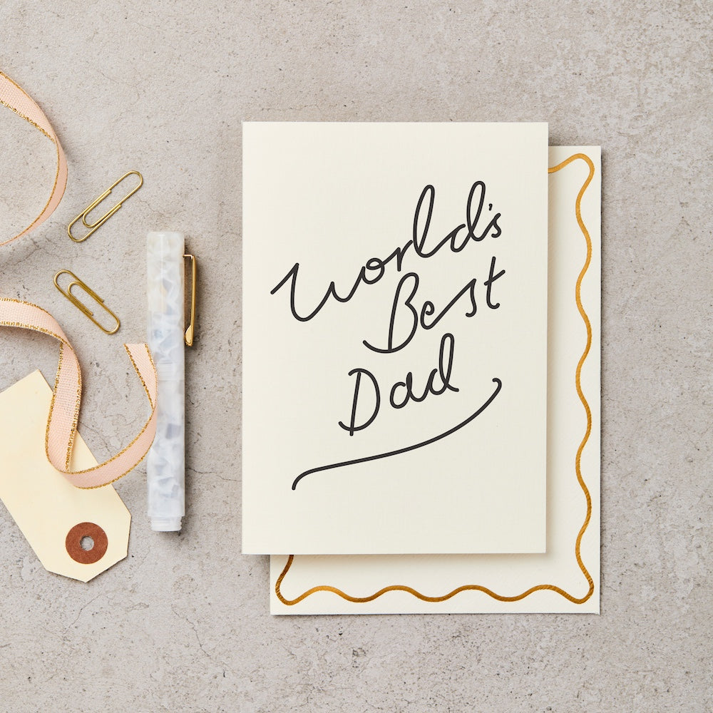 World's Best Dad Father's Day Card