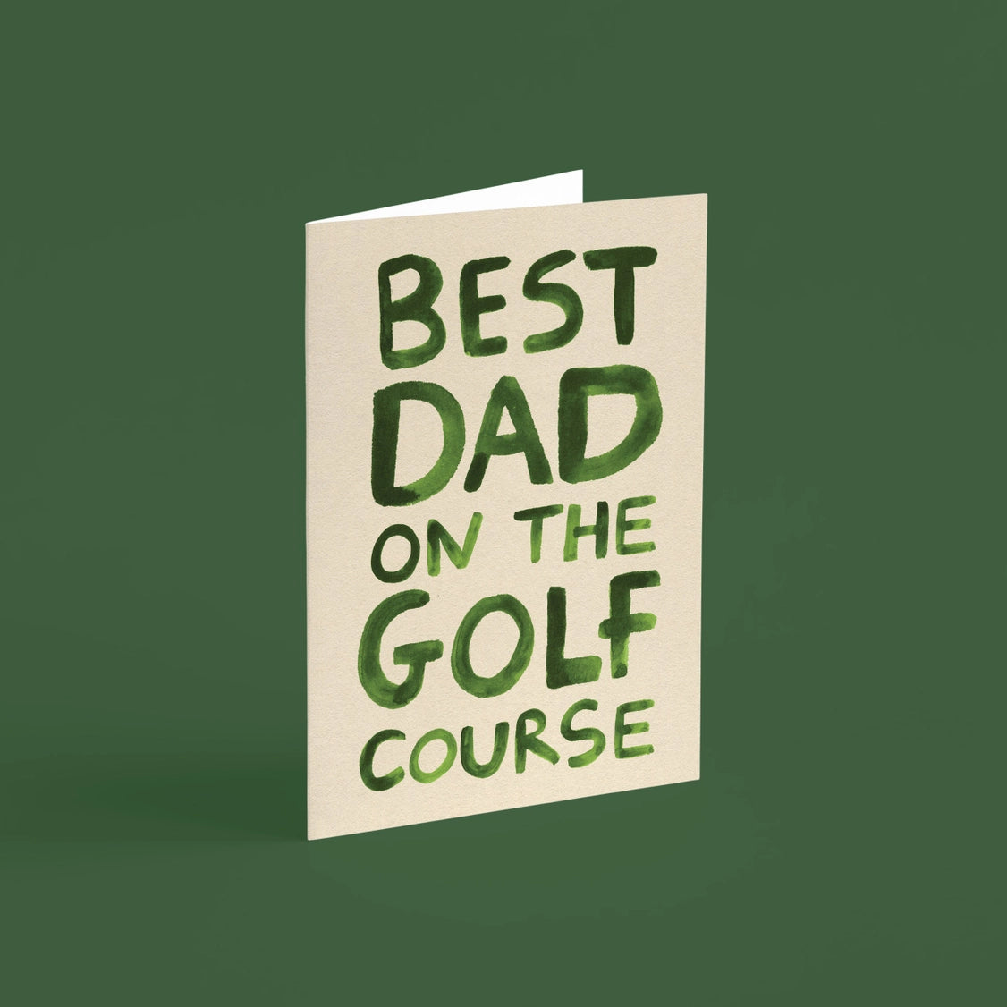 Best Dad On The Golf Course Card