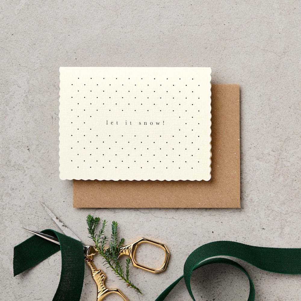 Let It Snow Mini Card