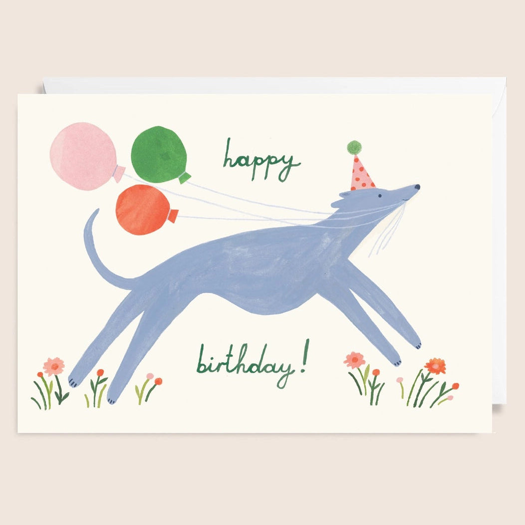 Happy Birthday Long Dog Card