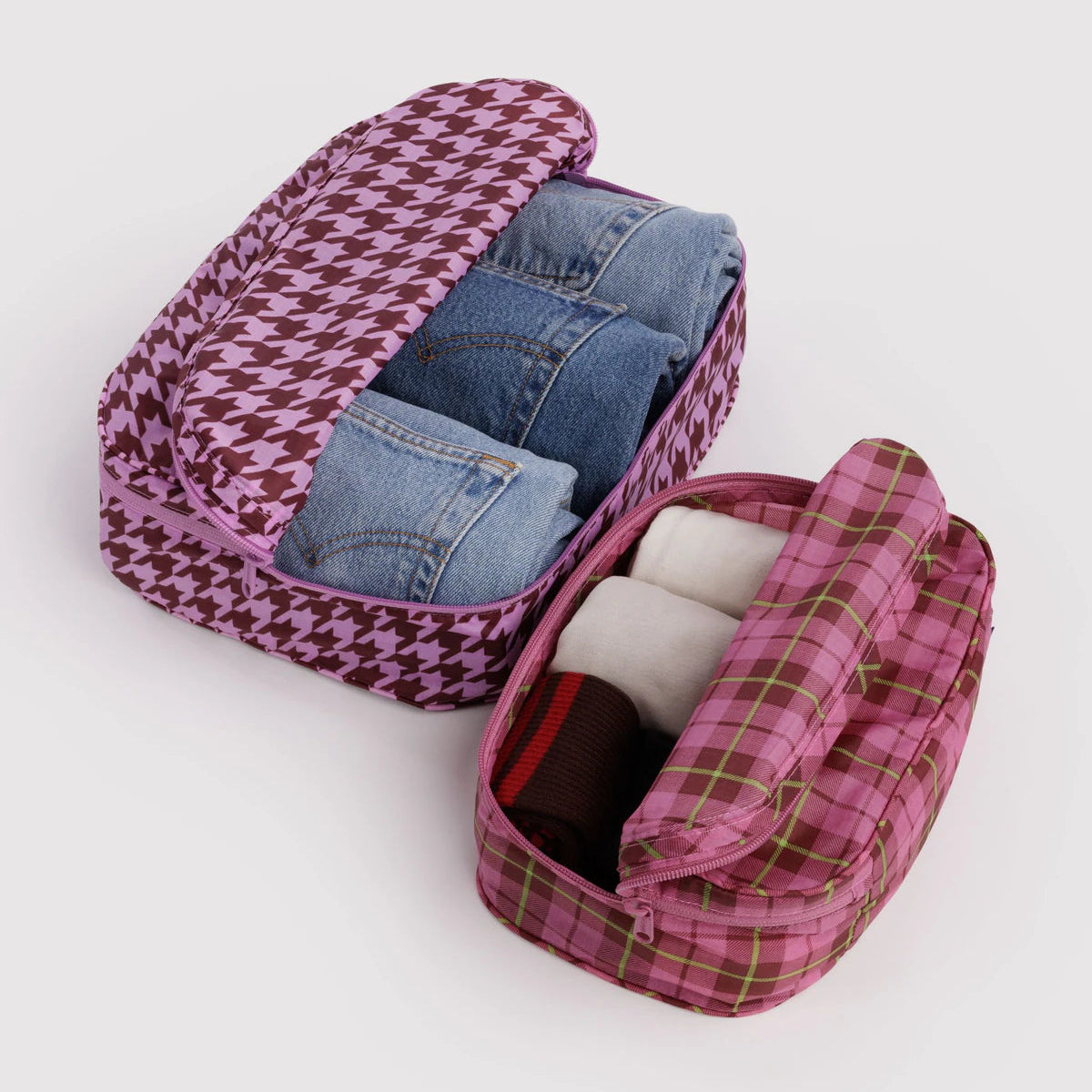 Baggu Packing Cube Set - Check Mix