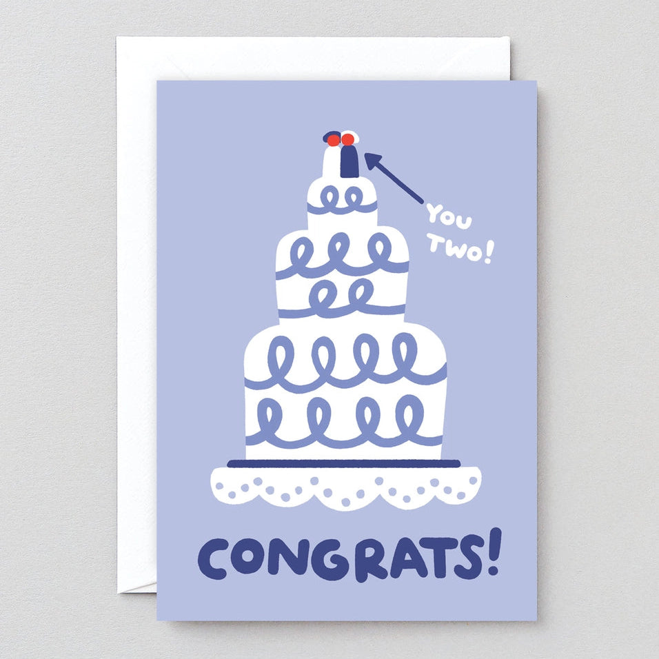 Congrats You Two Wedding Card