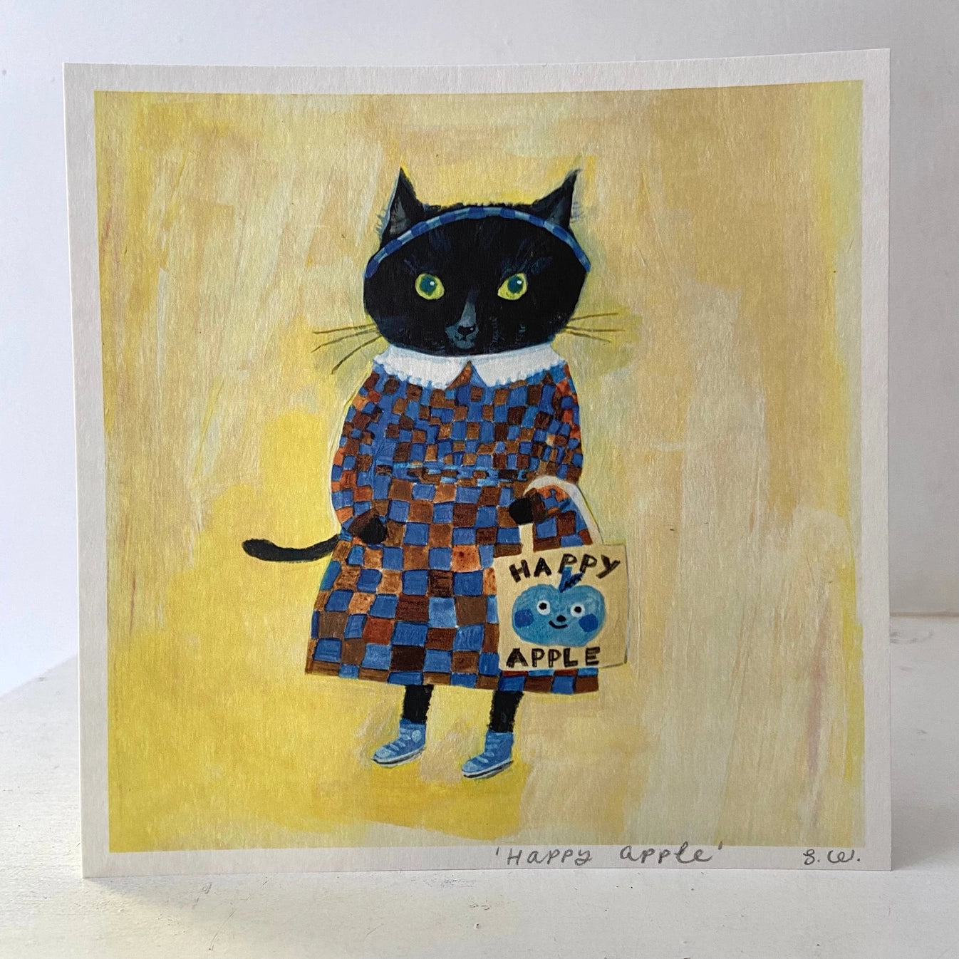Moggshop Small Print - Happy Apple