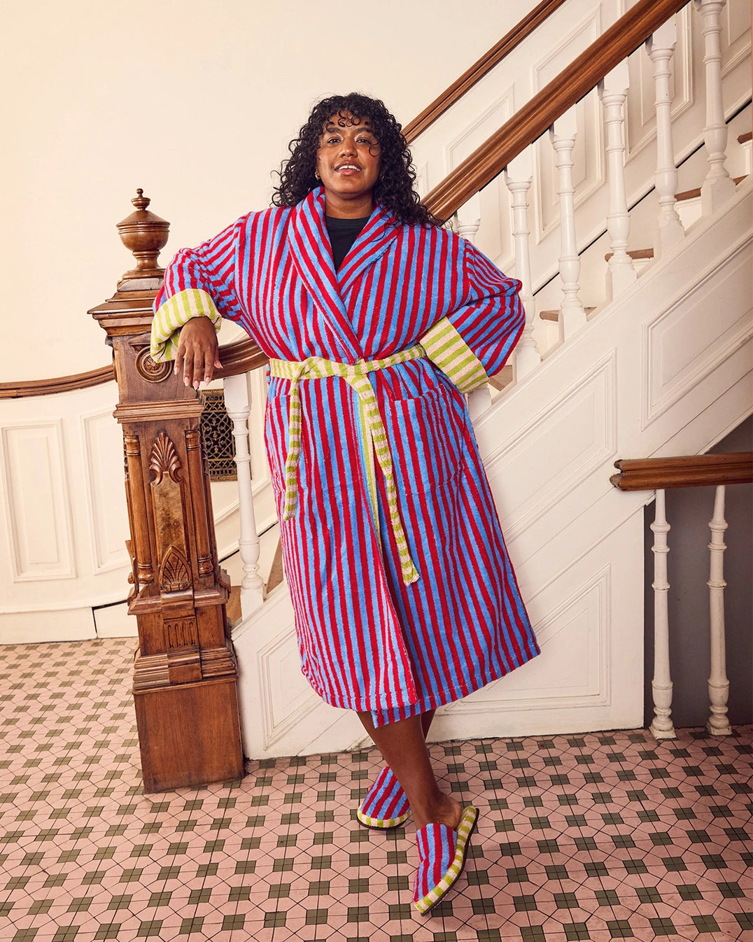 Dusen Dusen Bathrobe - Lanternfly