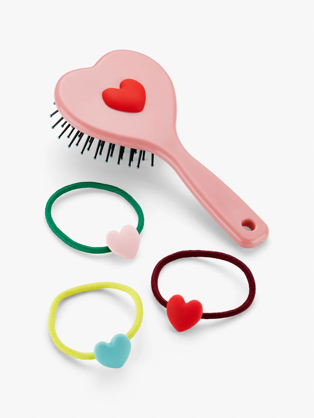 Heart Hairbrush and Hair Band Set
