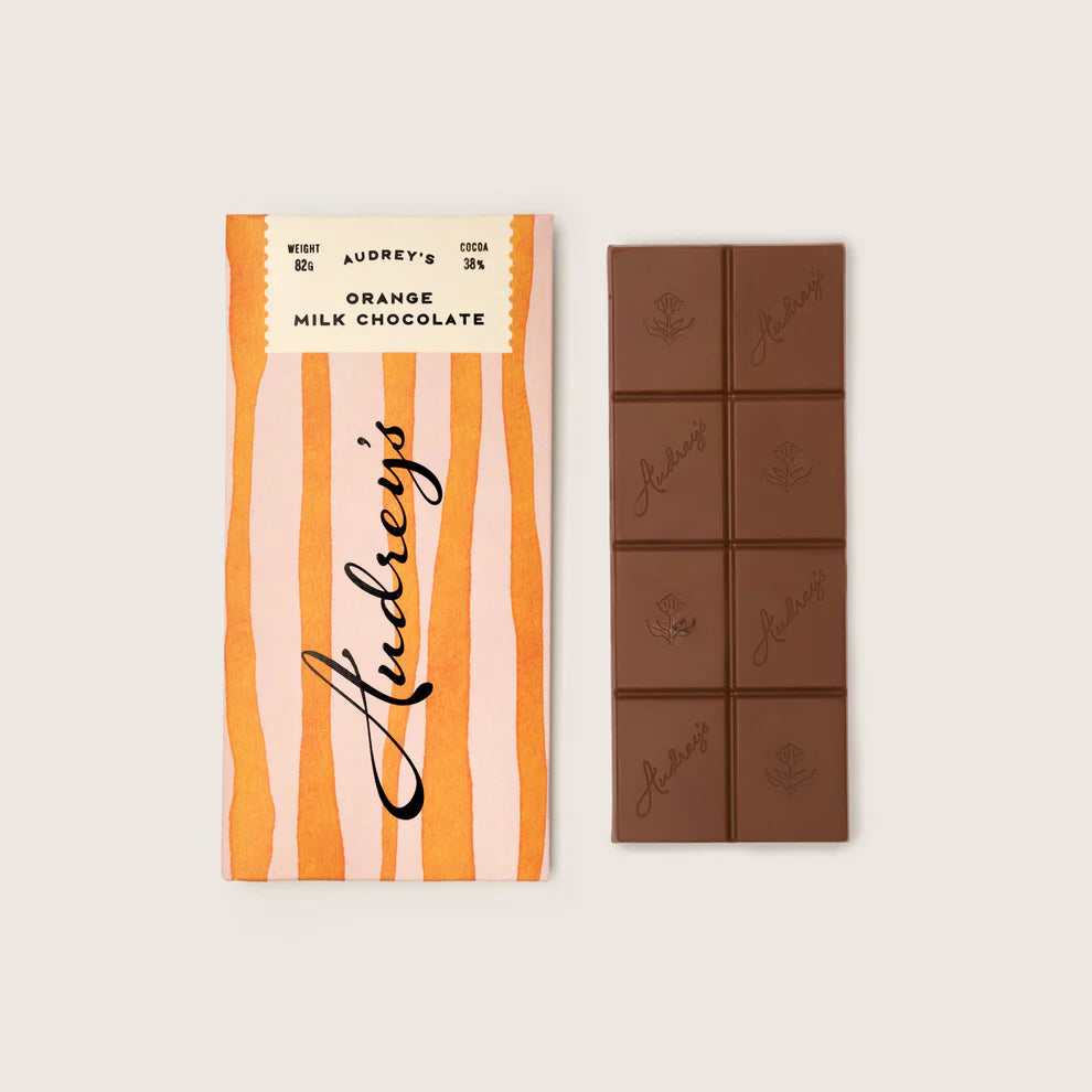 Audrey's Orange Milk Chocolate Bar