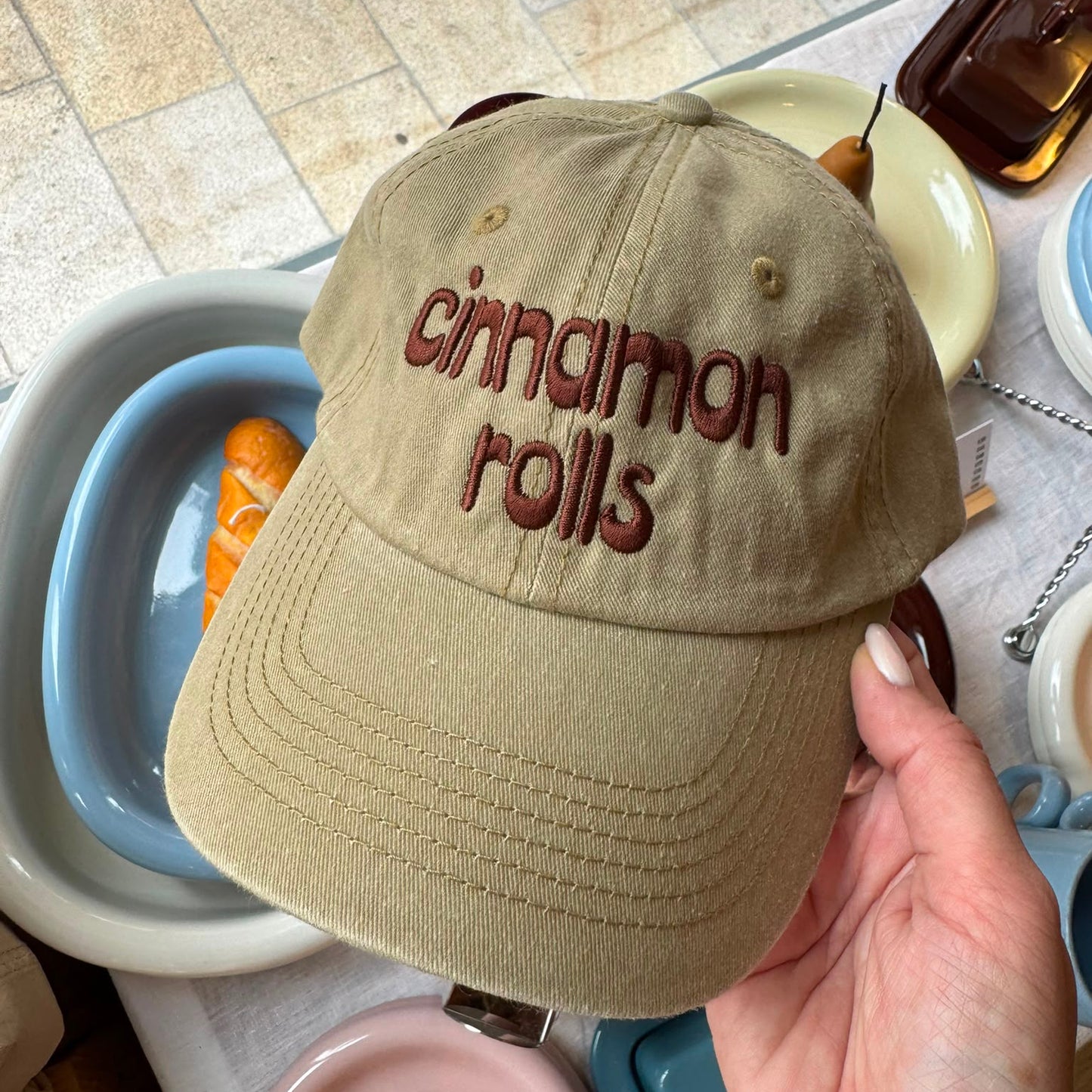 Embroidered Dad Cap - Cinnamon Rolls