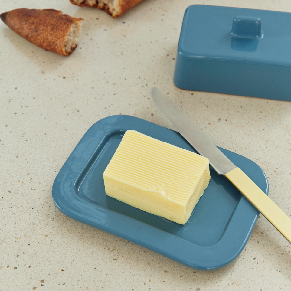 HAY Barro Butter Dish - Off-White