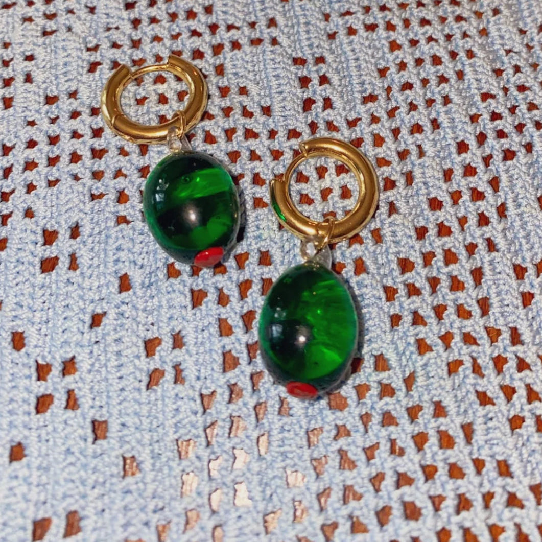 Blóma! Olive Earrings