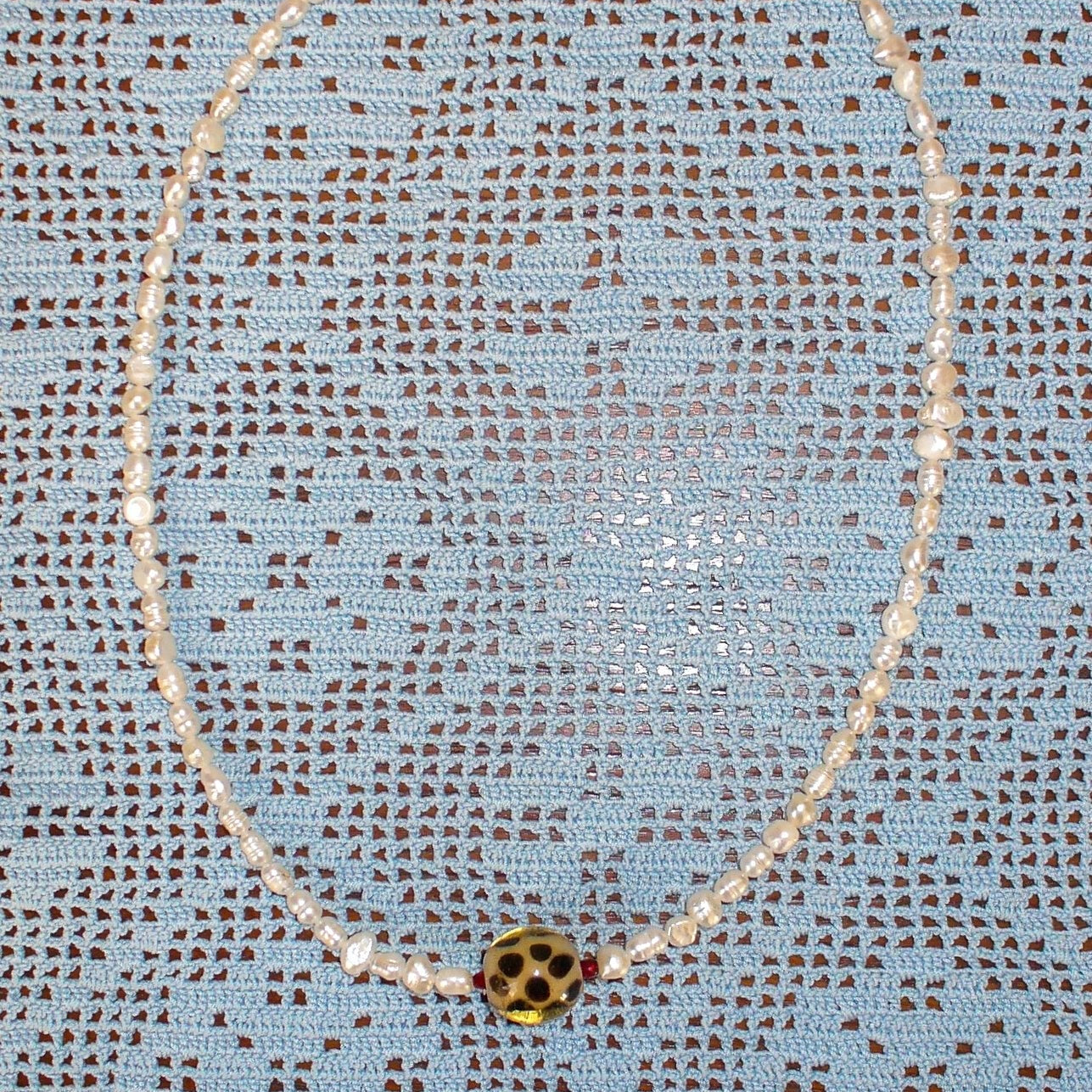 Blóma! Leopard Pearl Necklace