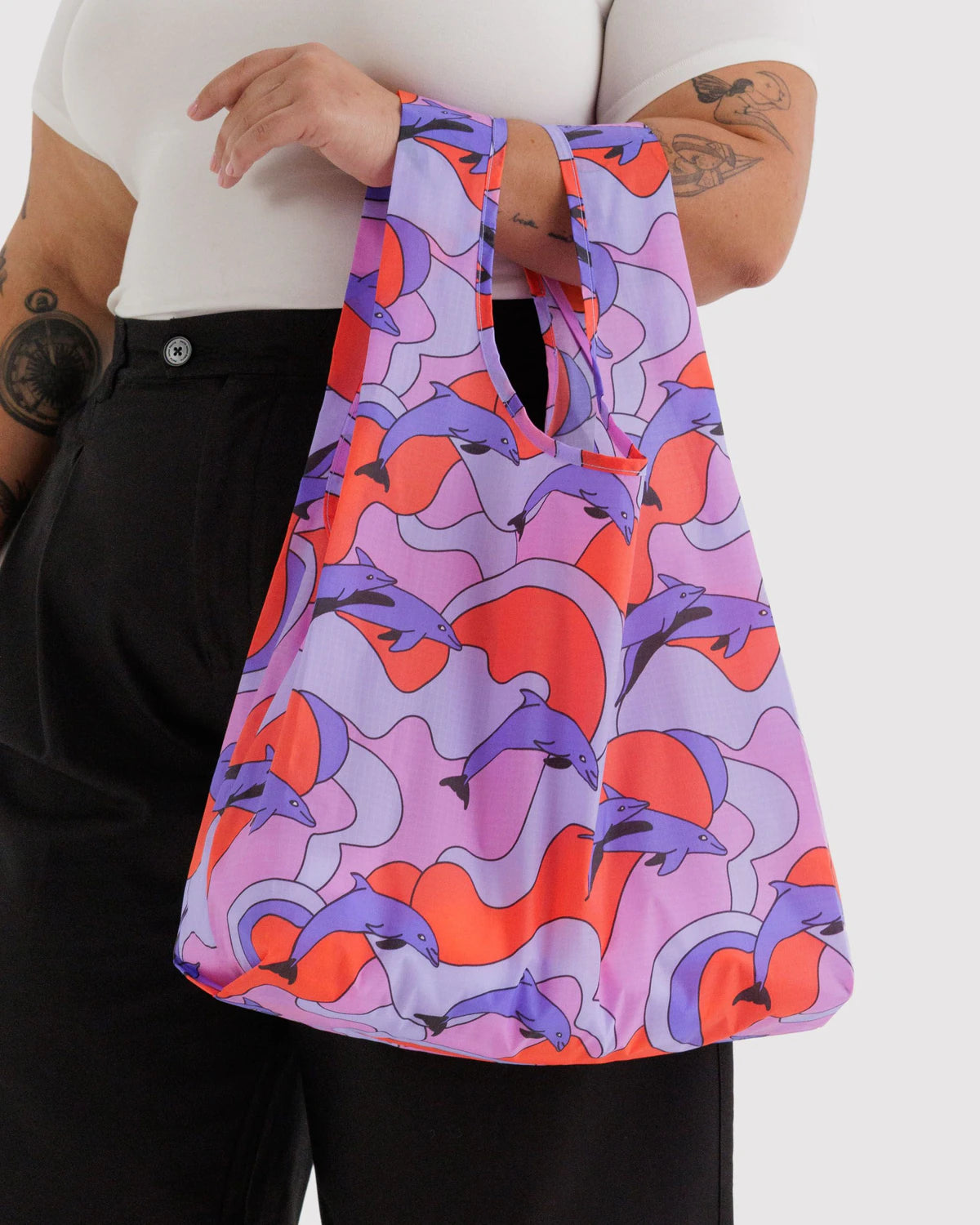 Baggu Standard Reusable Bag - Dolphins