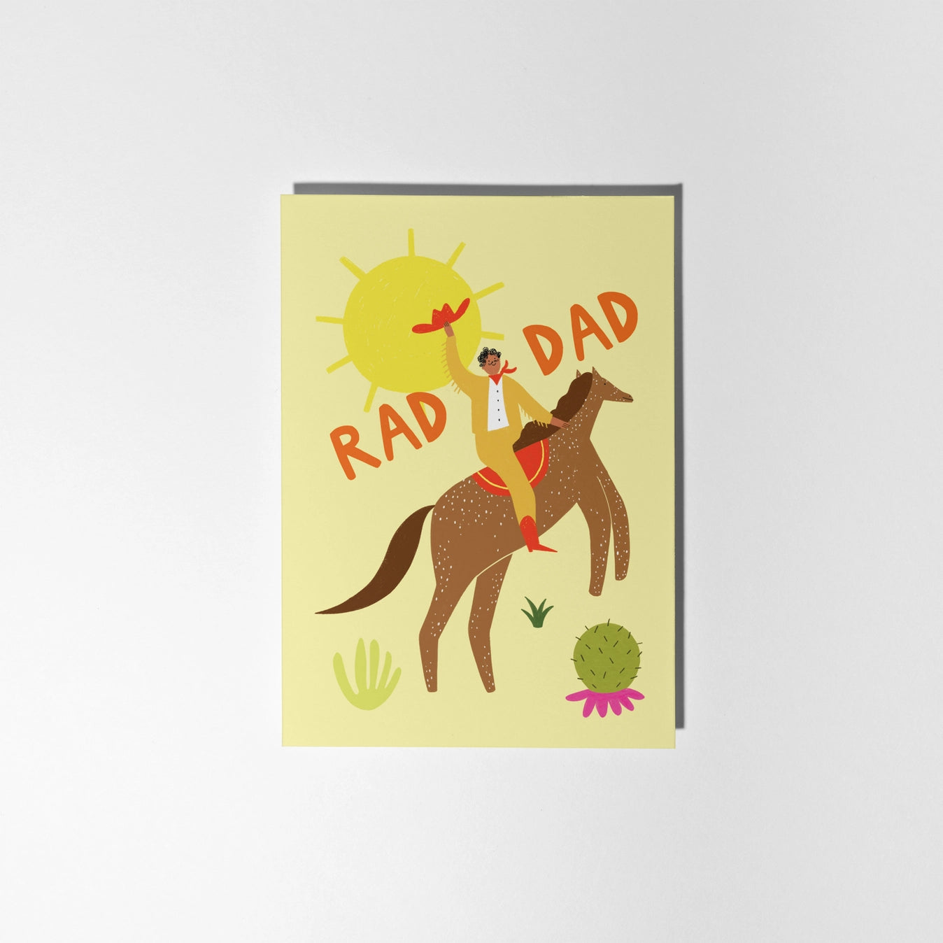 Rad Dad Cowboy Card