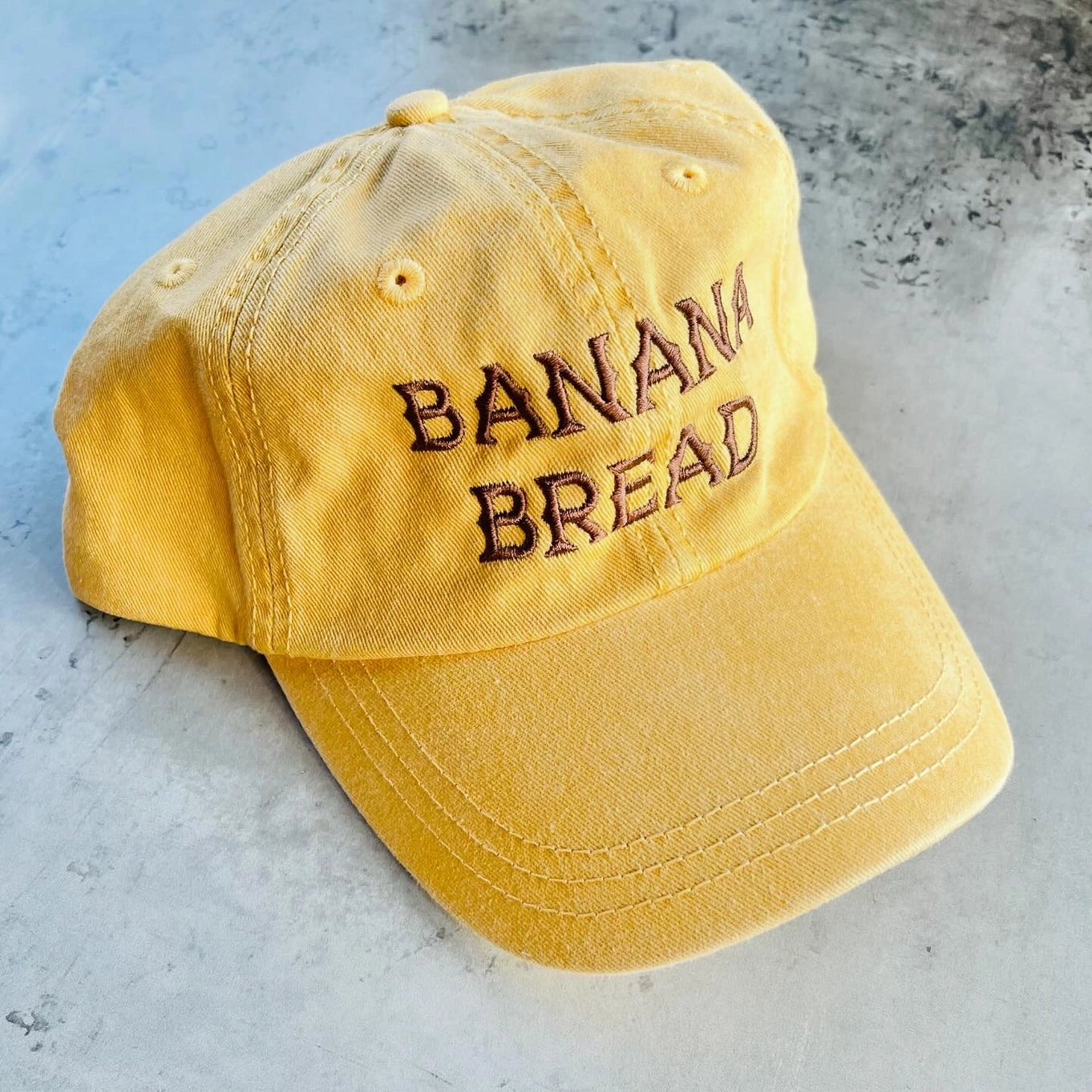 Embroidered Dad Cap - Banana Bread