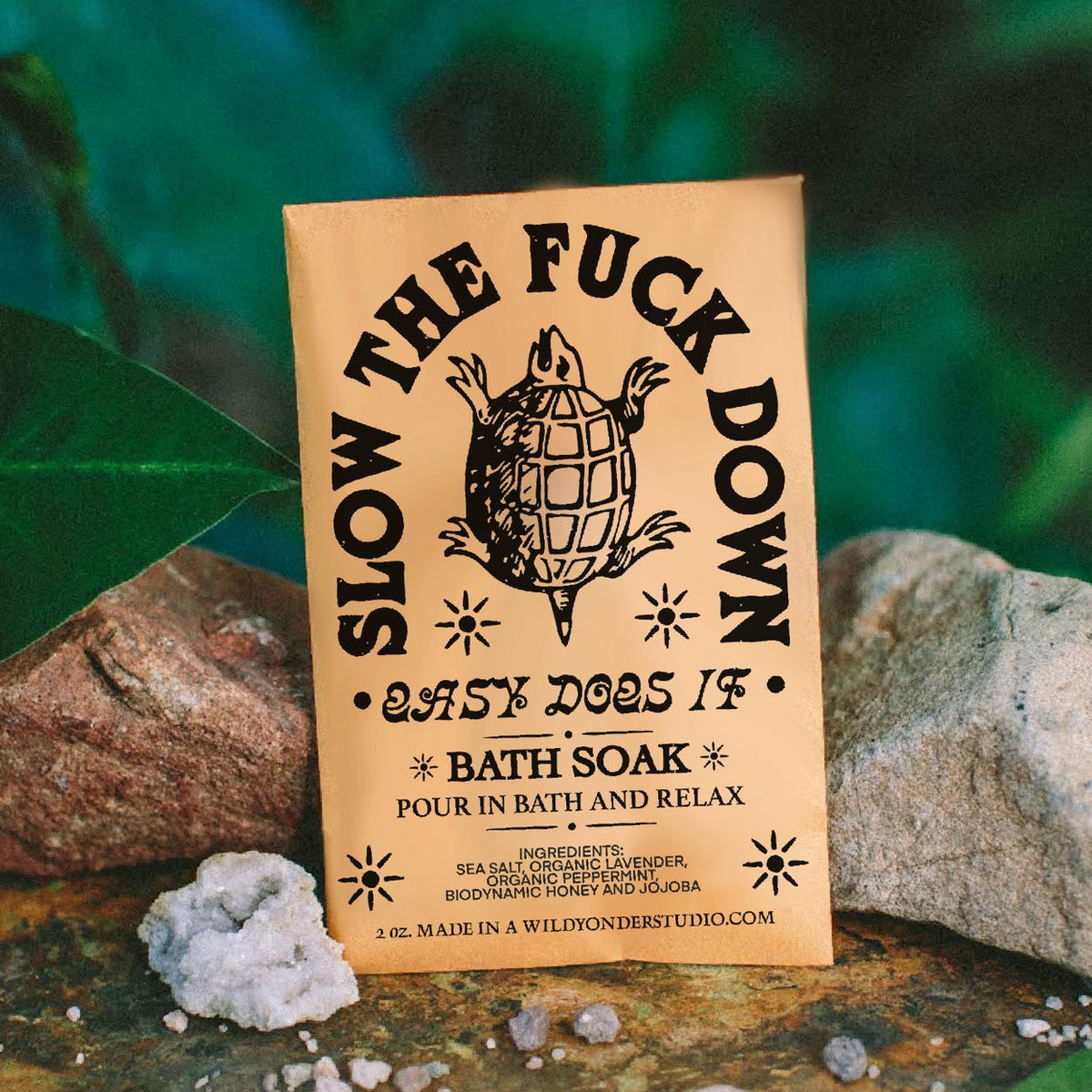 Bath Salt Pouch - Slow the F&ck Down