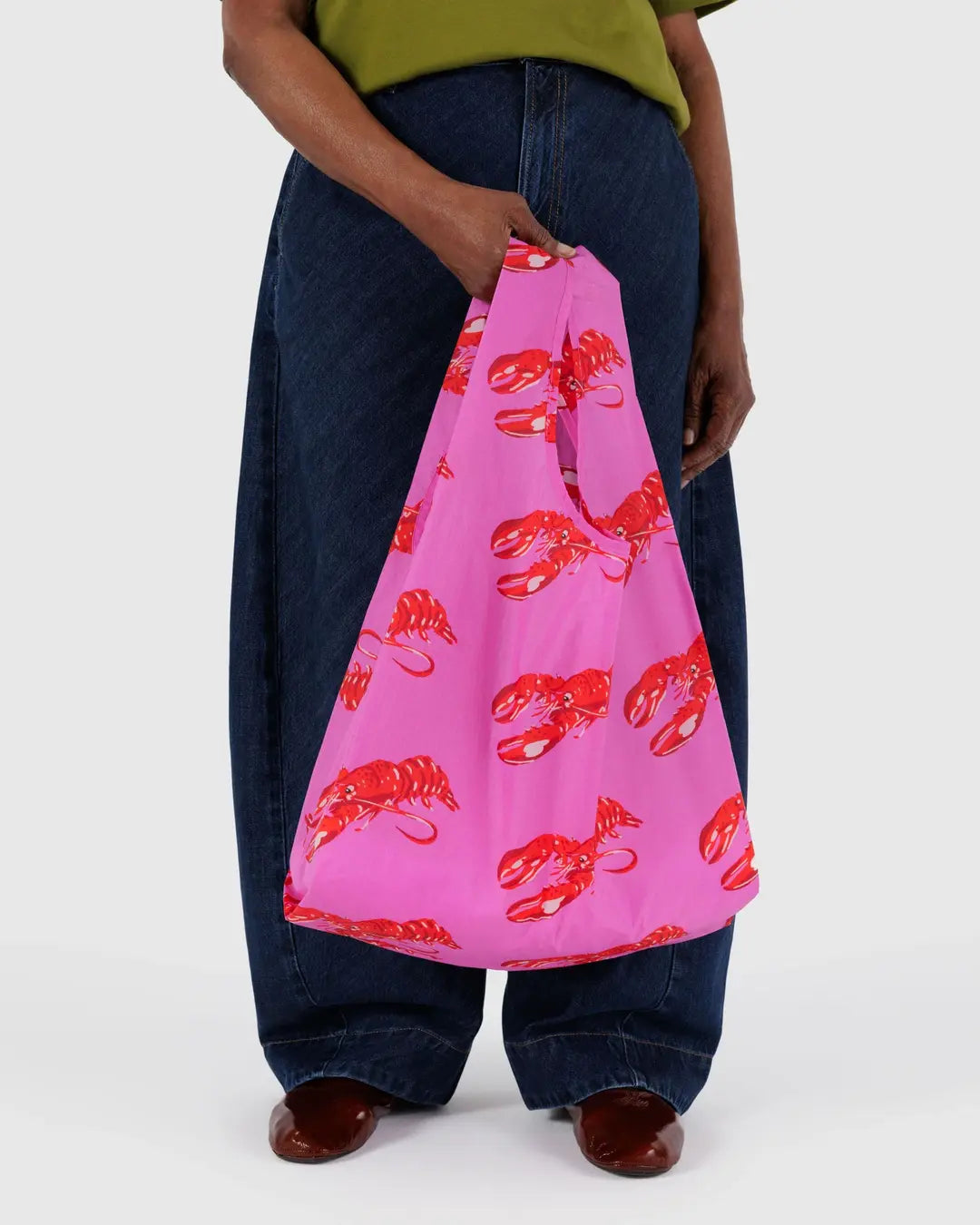 Baggu Standard Reusable Bag - Pink Lobster