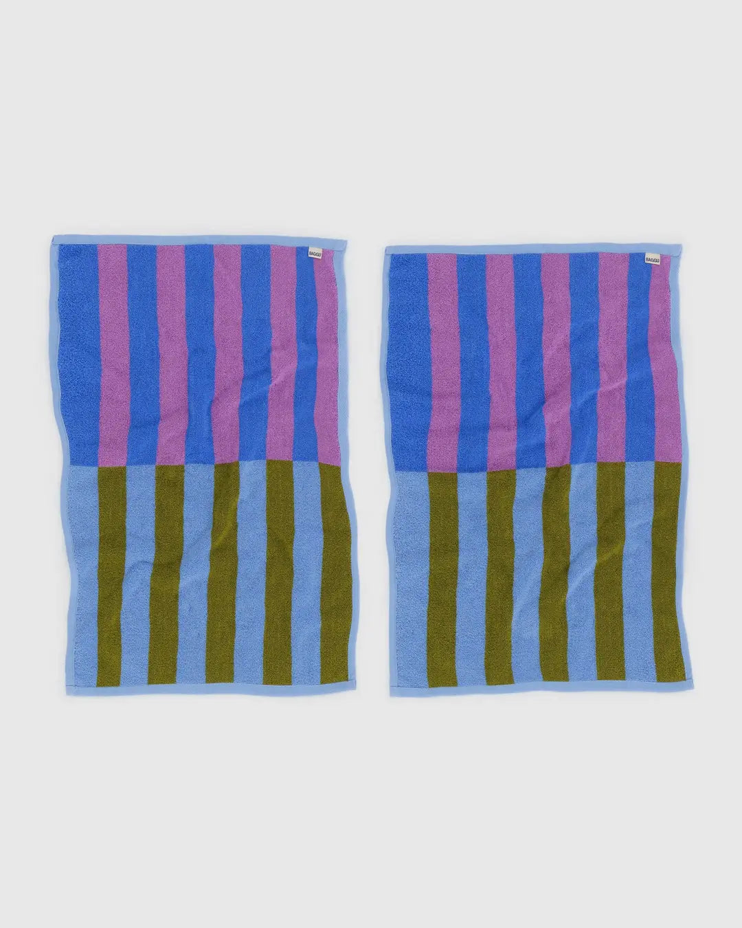 Baggu Hand Towel Set of 2 - Cabana Stripe Mix