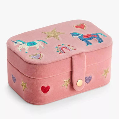 Stych Kids' Unicorn Jewellery Box - Pink