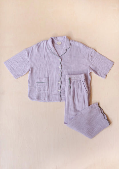 TBCo Pyjamas - Cropped Lilac