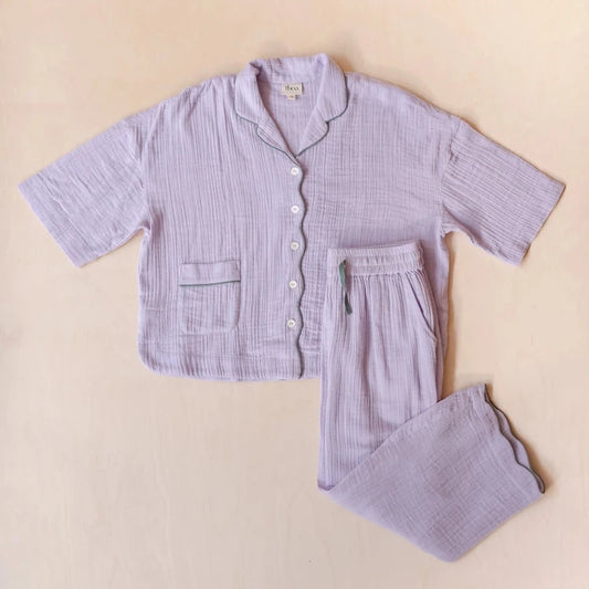 TBCo Pyjamas - Cropped Lilac