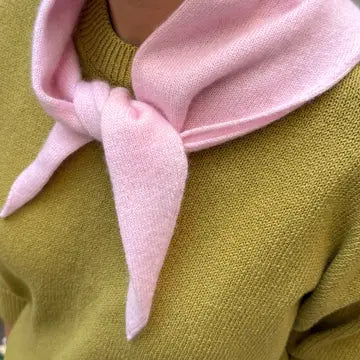 Le Bon Shoppe Cashmere Blend Bandana - Baby Pink
