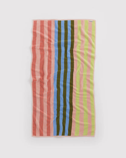 Baggu Bath Towel - Sherbet Stripe