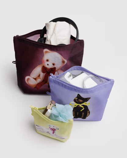 Baggu Go Pouch Set - Fancy Animals