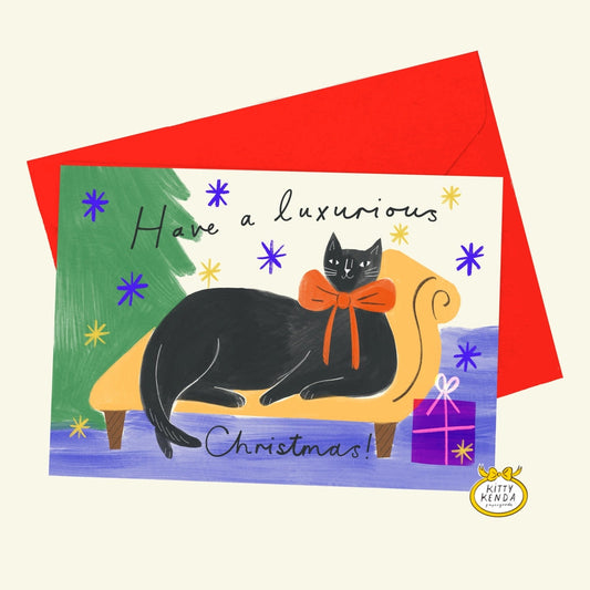 Luxurious Cat Card