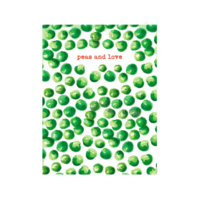 Peas and Love Mini Card