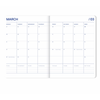 Fabrique 18 Months Diary 2026-2027 - Sun Beige