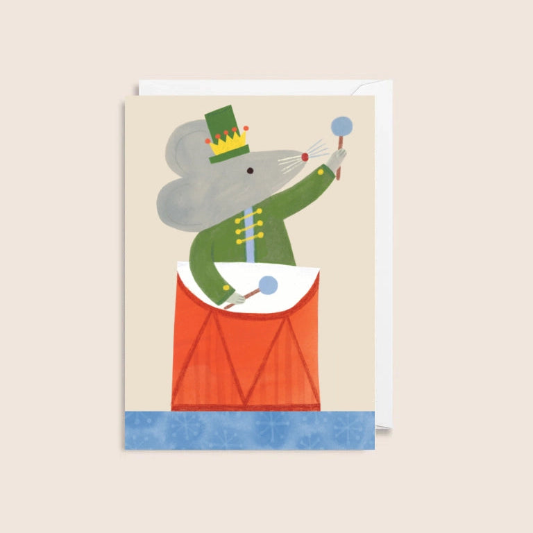 Drummer Mouse Mini Card