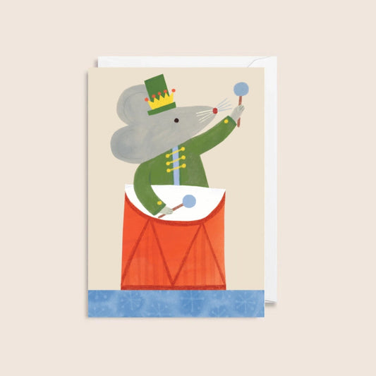 Drummer Mouse Mini Card
