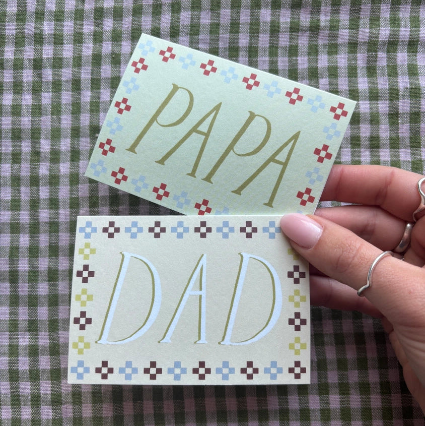 Folk Dad Mini Card