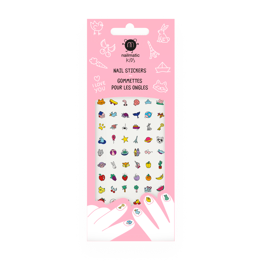 Nailmatic Kids Nail Stickers - Happy