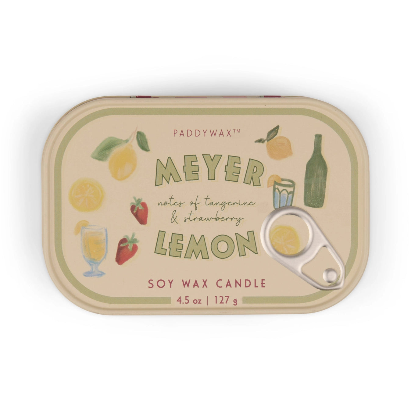 Paddywax Bistro Tin Candle - Meyer Lemon