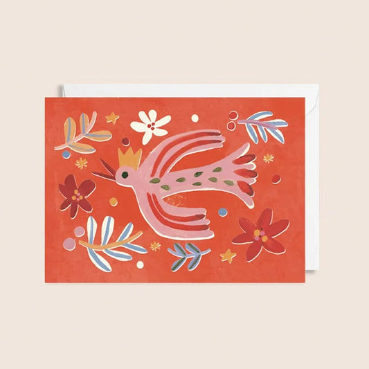 Christmas Bird Mini Card