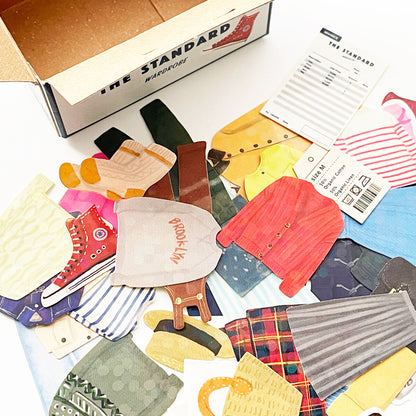 Miniature Sticker Box - Wardrobe