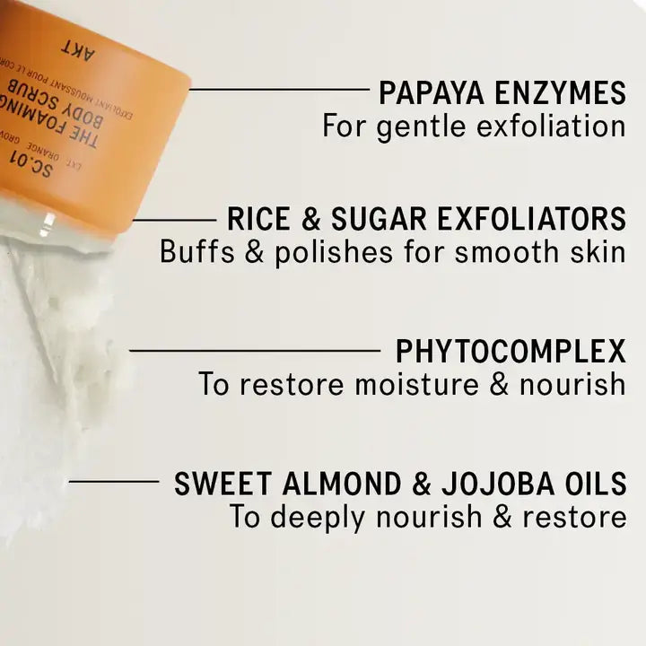 AKT Foaming Body Scrub - After Thunder