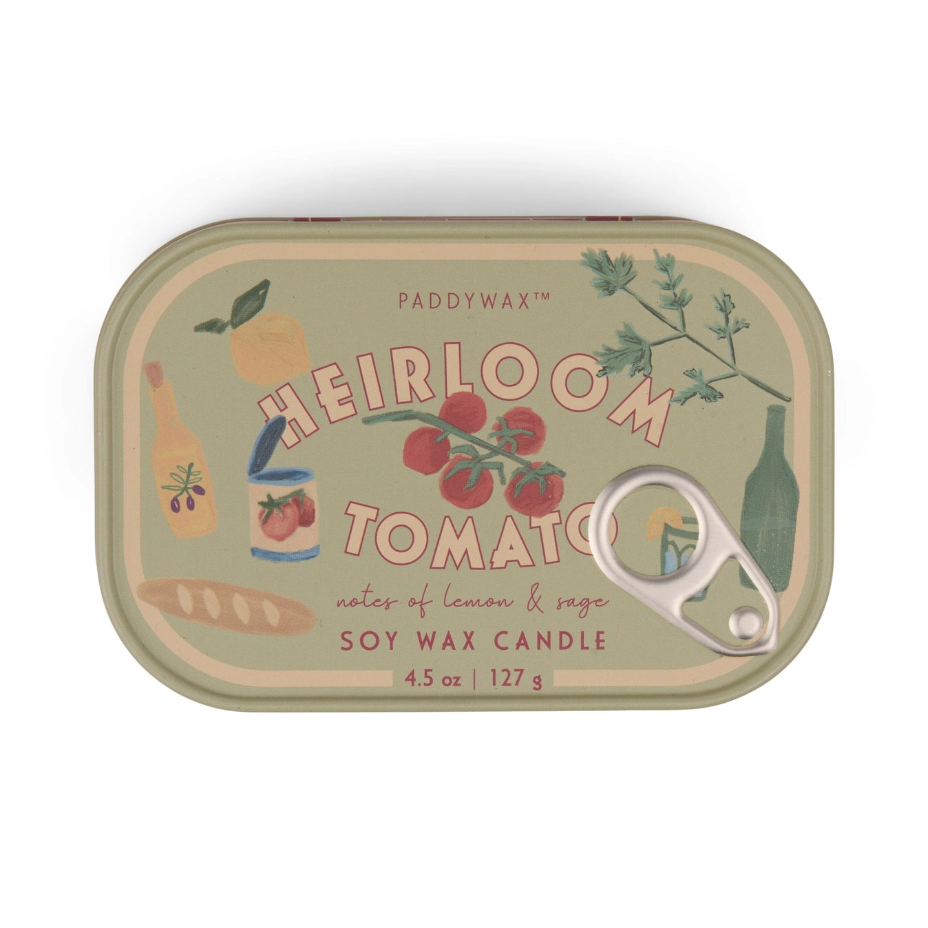 Paddywax Bistro Tin Candle - Heirloom Tomato