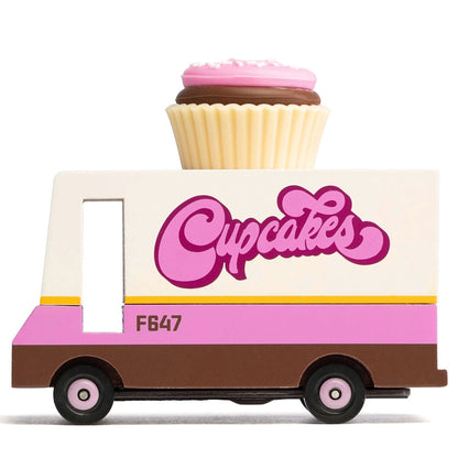 Candylab Wooden Diecast Van - Cupcake Van