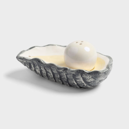 &K Salt & Pepper Shakers - Oyster