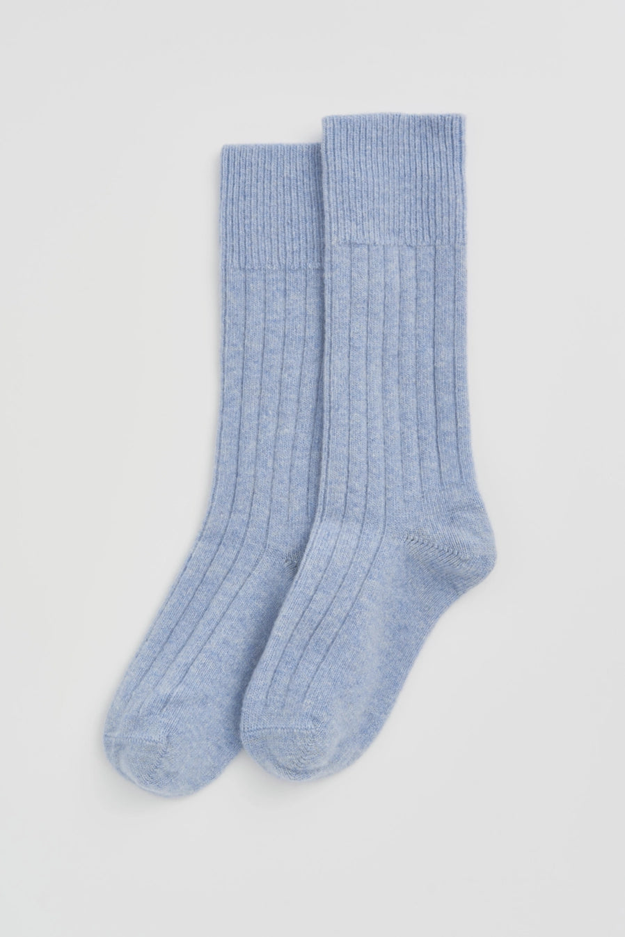 Pairs Merino Bed Sock - Morning Blue