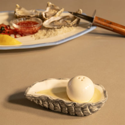 &K Salt & Pepper Shakers - Oyster